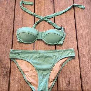 J Crew Bandeau Swim Suit